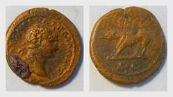 TRAJAN AE Quandran RIC 694, Wolf