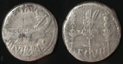 MARCUS ANTONIUS AR Denarius LEG VII