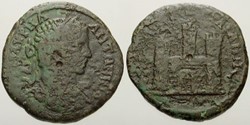 CARACALLA, AE30 Varbonov1099, City Gate