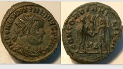 MAXIMIANUS Antoninianus, RIC VI 15b,D, Concordia