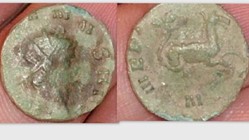 GALLIENUS Antoninianus, RIC 245, Hippocamp