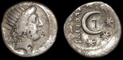 P CLODIUS MF TURRINUS ROMAN REPUBLIC; GENS CLAUDIUS AR Denarius