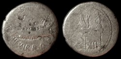 MARCUS ANTONIUS AR Denarius LEG XII