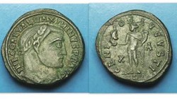 MAXIMINUS II DAIA AE Follis RIC VI 149b. Genius