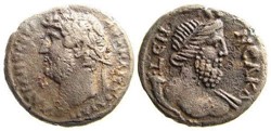 Hadrian Billon Tetradrachm SNG Cop 393, Nilus