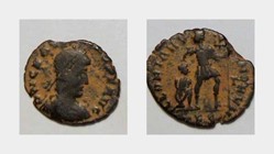 GRATIAN AE3 RIC 26C, Gloria Romanorvm