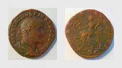 MAXIMINUS I Sestertius, RIC 85, Salus