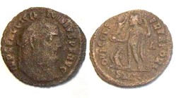 LICINIUS I AE Follis RIC RIC VII 4, Jupiter