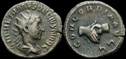 HERENNIUS ETRUSCUS AR Antoninianus