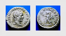 CARACALLA Denarius, RIC 184, Pax