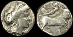 CAMPANIA, NEAPOLIS AR Didrachm