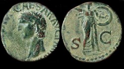 CLAUDIUS AE As