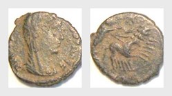 CONSTANTINE I AE4, RIC VIII 37, Hand of God