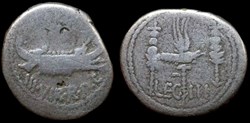MARCUS ANTONIUS AR Denarius LEG III