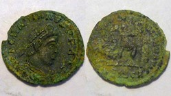 GRATIAN AE3 RIC 14c, Gloria Romanorvm