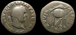 VITELLIUS AR Denarius