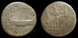 MARCUS ANTONIUS AR Denarius LEG VIII