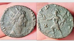 QUINTILLUS AE Follis, RIC V-1 Rome 25 corr, Mars