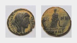 CONSTANTINE I AE4, RIC RIC VIII 112, Togate & Veiled