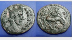 ALEXANDER TROAS CIVIC ISSUE, AE25, BMC 52, Horse