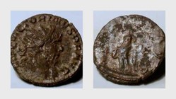 VICTORINUS Antoninianus RIC 57, Pietas