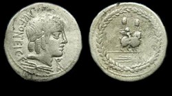 MN FONTEIUS CF ROMAN REPUBLIC AR Denarius
