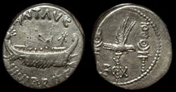 MARCUS ANTONIUS AR Denarius LEG X