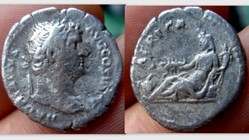 Hadrian Denarius RIC 299, Africa