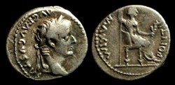 TIBERIUS AR Denarius