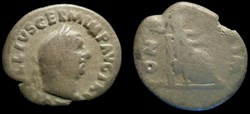 VITELLIUS AR Denarius