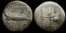 MARCUS ANTONIUS AR Denarius, LEG XX
