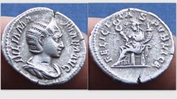 Julia Mamaea AR Denarius RIC 238, Felicity