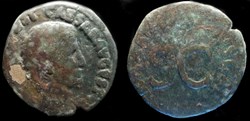 TIBERIUS AE As