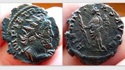 TETRICUS I Antoninianus RIC 80, Hilaritas
