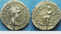 SEPTIMIUS SEVERUS Denarius RIC 218, Concordia