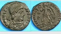 VALENS AE3, RIC 15b,xvii, Victory
