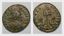 CONSTANTINE II AE3 Follis RIC VII 190, Virtvs Exercit