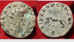 GALLIENUS Antoninianus, RIC 574, Panther