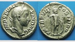SEVERUS ALEXANDER Denarius, RIC 83, Mars