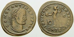 CONSTANTINE I AE Follis, RIC VI 50b, Jupiter