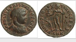 CRISPUS AE3, RIC VII 32, Jupiter