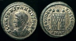 CONSTANTIUS II Silvered AE3