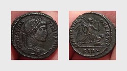 CONSTANTINE I AE Follis RIC VII 435v, SARMATIA DEVICTA