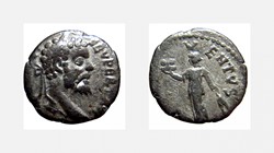 SEPTIMIUS SEVERUS Denarius, RIC 347, BONI EVENTVS