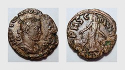 GORDIAN III AE32, Moushmov 34, Bull and Lion