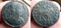 JULIAN II AE2, RIC 127, Apis Bull