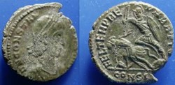 CONSTANTIUS II AE3 RIC VIII 118, Fallen Horseman