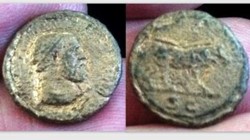 Trajan AE Quandran RIC 702, Boar