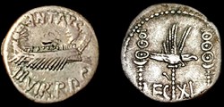 MARCUS ANTONIUS AR Denarius