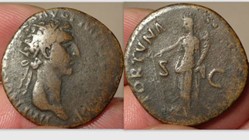 Nerva Dupondius RIC 61, Fortuna